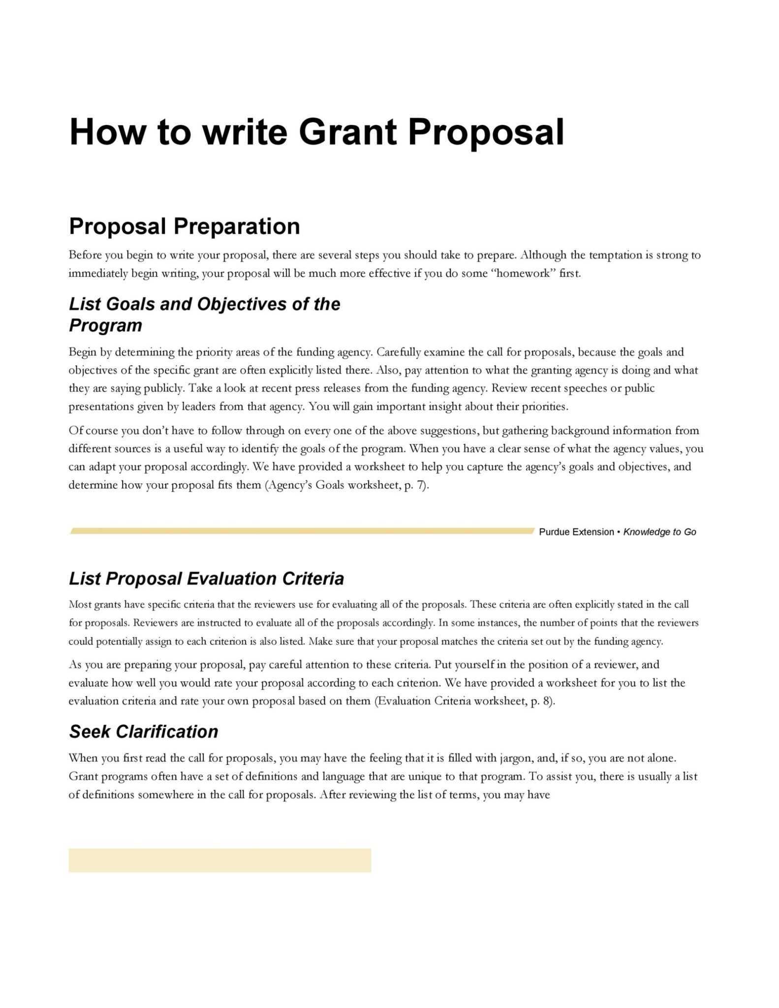 Nsf Proposal Template