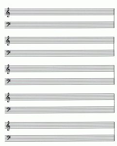 Blank Piano Sheet Music – Tutlin.psstech.co – Free Printable Blank ...