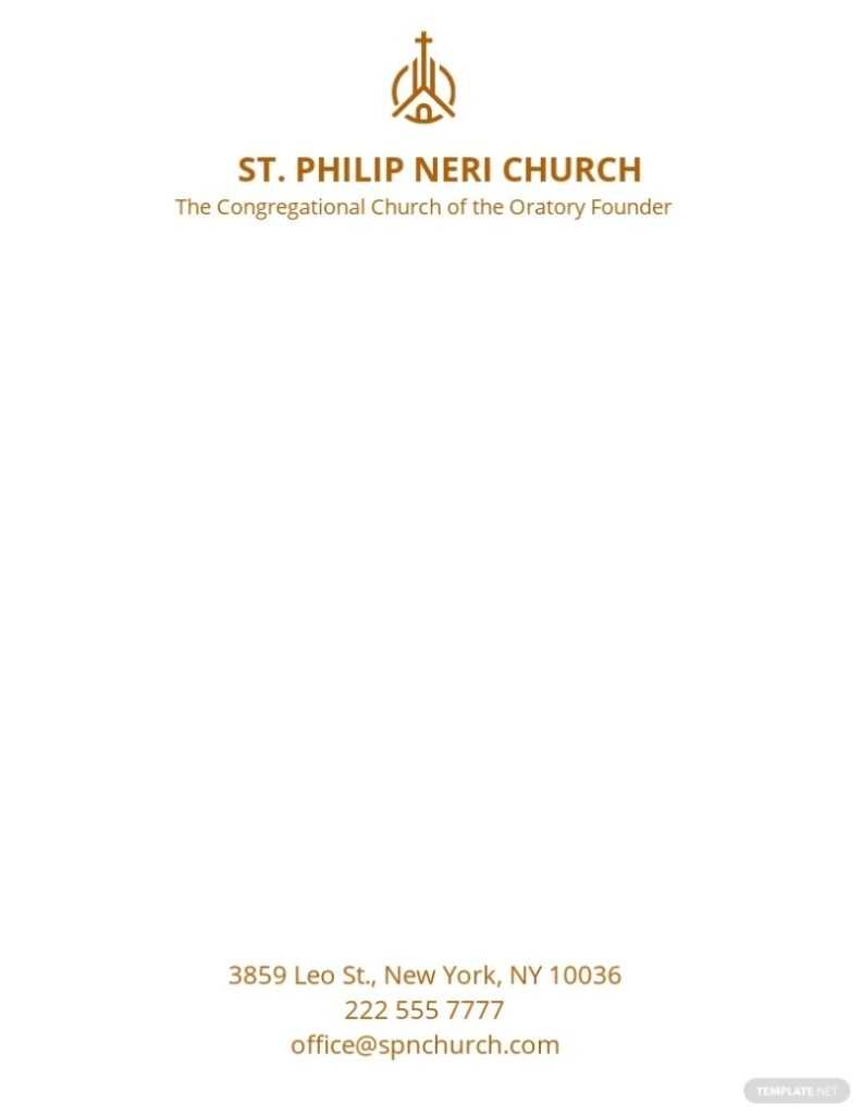 Christian Letterhead Templates Free