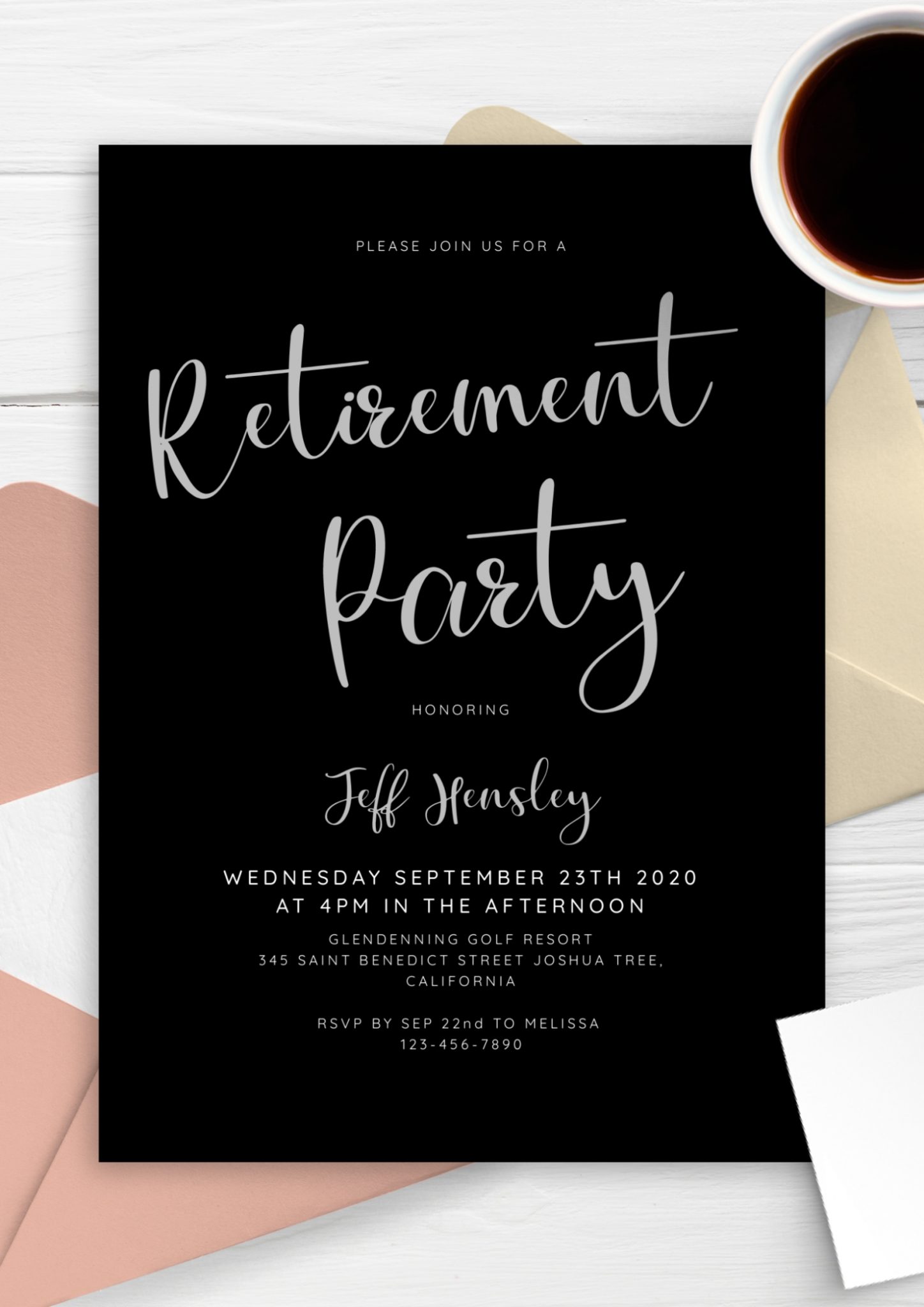 Retirement Flyer Template