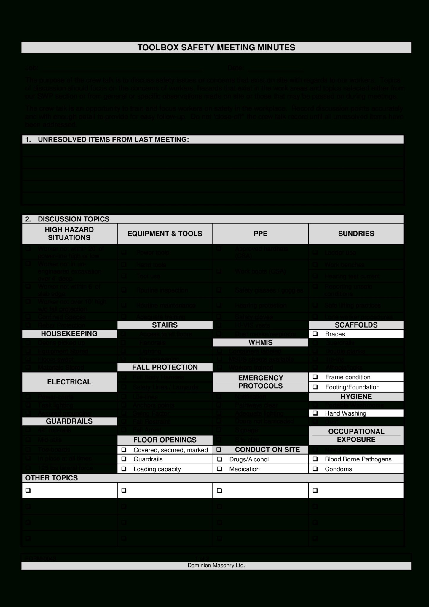 monthly-safety-meeting-template